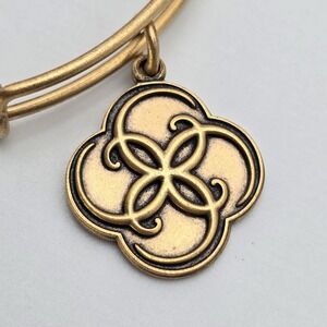 ALEX & ANI 'Breath of Life' Bracelet Gold Tone Rafaelian Bangle Made In The USA!